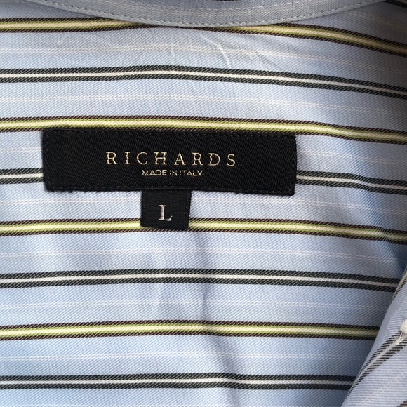 Made in Italy blue shirt Richard’s of Greenwich - Picture 5 of 16